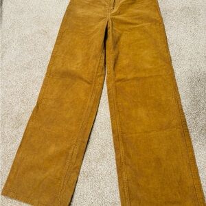 H&M Tan Corduroy Trousers